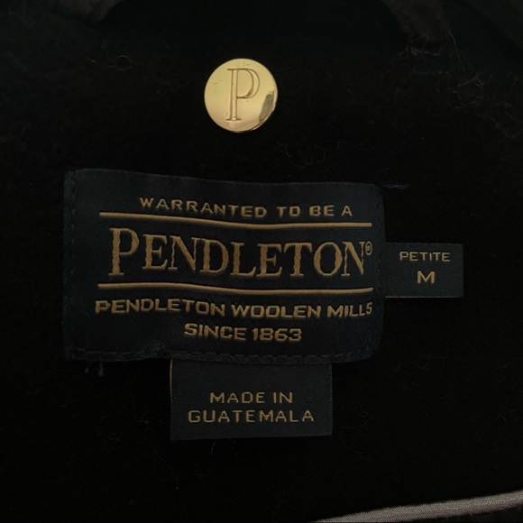 Pendleton Petite Medium wool trench coat with toggles & detachable hood - Picture 7 of 7